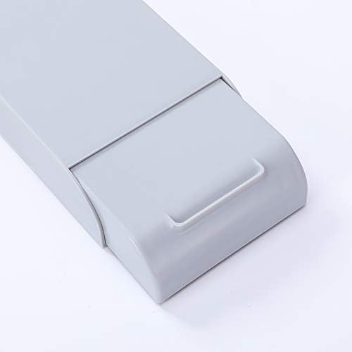 Under Table Drawer, Hidden Self-Adhesive Pencil Tray Drawer,Under Desk Holder Storage Box, Stationery Pencil Storage Drawer Organizer for Office/School/Kitchen (2 Pack White+Grey)