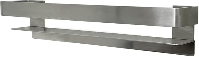 Transolid JGBS20-BS Jocelyn 20-in Grab Bar Shelf, Brushed Stainless