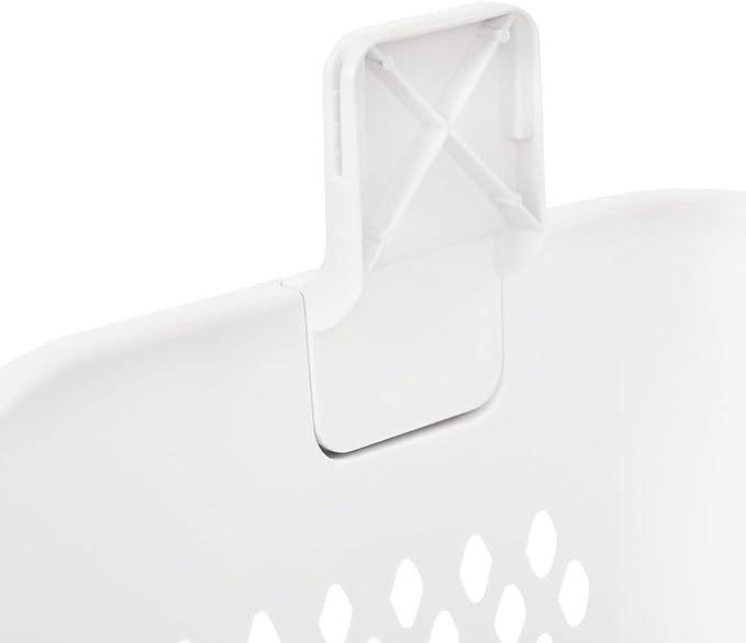 3/4 Tier Rolling Laundry Baskets Cart With Wheels,Narrow Laundry Hamper Sorter for Clothes, Towels, Plastic Clothes Storage Hamper,for Kitchens, Laundry Rooms,Bedrooms (White-4)