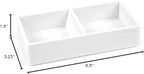 Poppin This & That Tray - Modular Desk Trays for Office Organization, Color-Coordinated Office Supplies for Desk (White, This & That Tray)