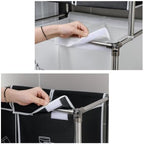Laundry Hamper with Removable Bags, Freestanding Laundry Sorter Organizer, Basket for Bedroom, Bathroom & Dorm, Portable Storage Baskets for Kitchens, Bathrooms