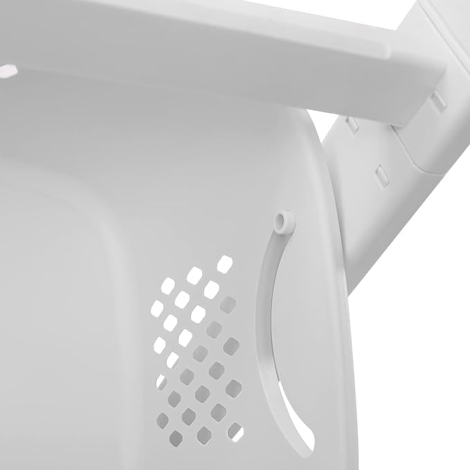 Laundry Sorter Cart with Clothes Rack 2 Layer Laundry Hamper Basket with Hanging Stand Dirty Clothes Storage Basket with 4 Wheels Simple Storage Shelf for Bathroom Cloakroom Bedroom White