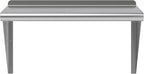 AmGood 24" Long X 16" Deep Stainless Steel Wall Shelf | NSF Certified | Appliance & Equipment Metal Shelving | Kitchen, Restaurant, Garage, Laundry, Utility Room