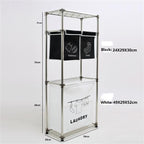 Laundry Hamper Laundry Basket with Bags & Storage Shelf, Laundry Sorter for Organization for Laundry Room, Laundry Basket Organizer with Wheels - Laundry Hamper Laundry Bags - Laundry Sorter