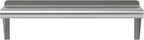 AmGood 8 in. x 24 in. Stainless Steel Wall Shelf | NSF | Metal Shelving | Garage, Laundry, Storage, Utility Room | Restaurant, Commercial Kitchen
