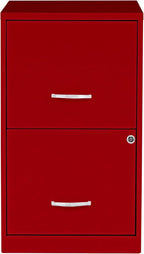 2 Drawer Locking Filing Cabinet | Pre-Assembled Steel Construction | Space-Saving Design is Perfect for Home and Small Office | Letter-Size | Assembled in North America