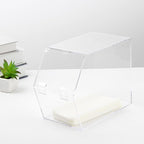 Clear Laundry Room Organizer for Pods and Dryer Sheets, Acrylic Storage Box for Fabric Sheets Dryer Balls Clothes Pins, Acrylic Candy Dry Food Snacks Dispenser Containers