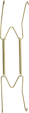 Plate Hangers for The Wall - Stainless Steel Invisible Heavy Duty Wire Plate Holder for 9-10 Inch Decorative Plates, Art Plates & Ceramic Plates with Wall Hooks