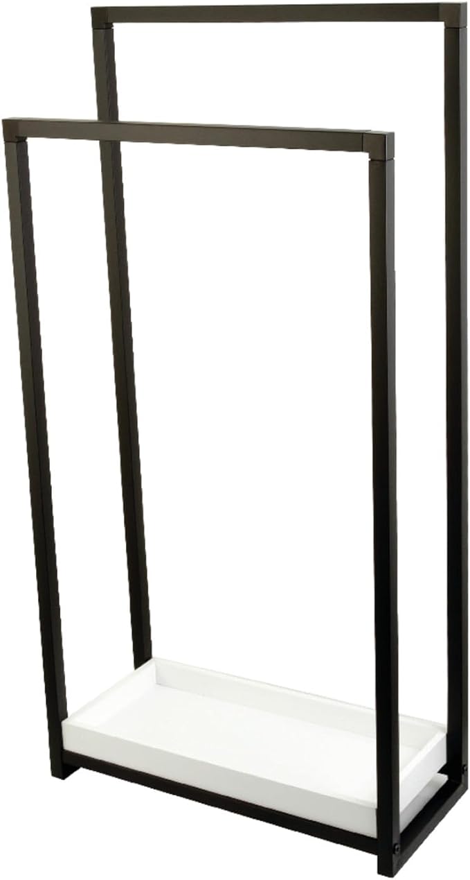 Kingston Brass SCC8260 Edenscape Freestanding -Towel Rack, Matte Black