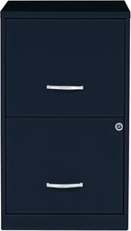 2 Drawer Locking Filing Cabinet | Pre-Assembled Steel Construction | Space-Saving Design is Perfect for Home and Small Office | Letter-Size | Assembled in North America
