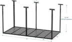 Ceiling Shelf, Ceiling Mounted Storage Racks, Overhead Garage Storage Rack, 3x6ft Garage Ceiling Storage Racks, Heavy Duty Adjustable Racks for Garage Storage, Garage Storage Organization Systerm