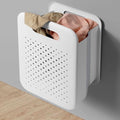 Large Collapsible Laundry Basket, Space-Saving Wall-Mounted Hamper Organizer for Home, Dorms, RVs, Measures 13" x 9.5" x 17.5" In