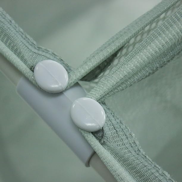 3 Bag Mesh Rolling Laundry Sorter Cart, Soft Silver –Detachable Net Bag, Tool-free Assembly