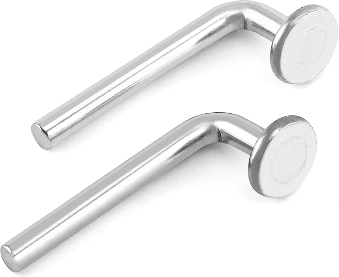 QWORK Pallet Rack Drop Pin, 50 Pcs M7x55mm Accessory Shelving System, Heavy Duty J Bolt Safety Universal Pins, Cross Beam Locker Drop Pin for Warehouse, Home