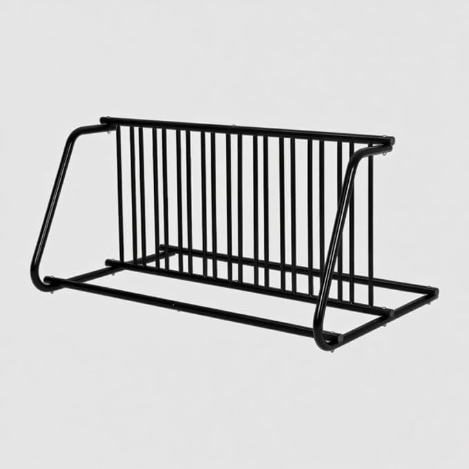 Floor Bike Rack,Double-Side 10-Bike Rack 60" L,Grid Bike Rack In Ground,Freestanding Bicycle Floor Parking Stand,Stand Bike Racks for Garages Streets Yards Bike Events