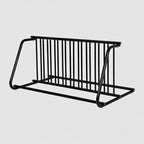 Floor Bike Rack,Double-Side 10-Bike Rack 60" L,Grid Bike Rack In Ground,Freestanding Bicycle Floor Parking Stand,Stand Bike Racks for Garages Streets Yards Bike Events