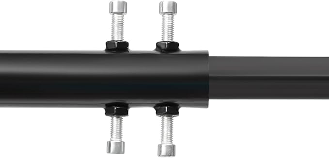 Overhead Garage Storage Rack Metal Garage Ceiling Storage Rack Ceiling Shelf Overhead Organization 250lbs Load Bearing Capacity Max Adjustable Height: 96in (48 * 48in L*W, Matte Black)