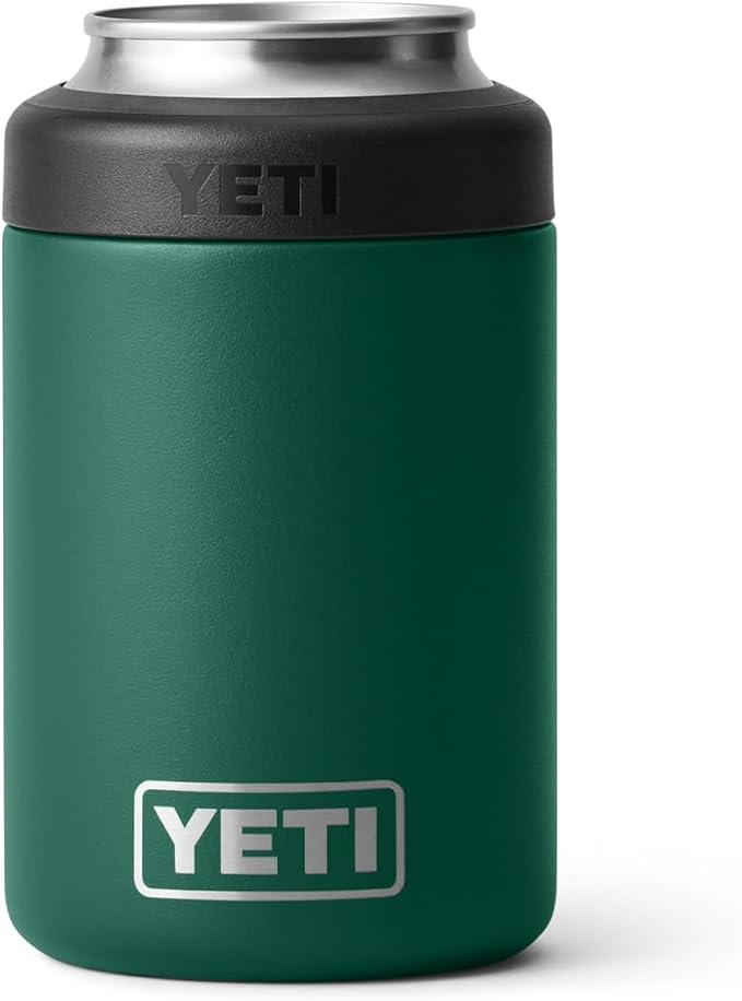 YETI Rambler 12 oz. Colster Can Insulator for Standard Size Cans, (NO CAN INSERT) Black Forest Green