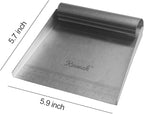 Keewah Food Scoop, 5.9 x 5.7 inch, Stainless Steel