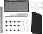 Laundry Sorter with 3 Bags Black Steel Frame, Heavy-Duty Rolling Cart with Removable Sorting Bags and Casters for Easy Transport, Durable Steel Frame Supports Large Loads