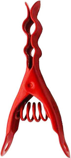 Extreme Clothespins | Chili Pepper Red Color | Solid 304 Stainless Steel - 20 Pack | Heavy Duty | Anti-Rust | Laundry Pins | Clothes Pins | Chip Clips | Lifetime Product | No Plastic | Made in Italy