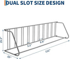 Floor Bike Rack,Sigle-Side 10-Bike Rack 122" L,Grid Bike Rack In Ground,Freestanding Bicycle Floor Parking Stand,Stand Bike Racks for Garages Streets Yards Bike Events