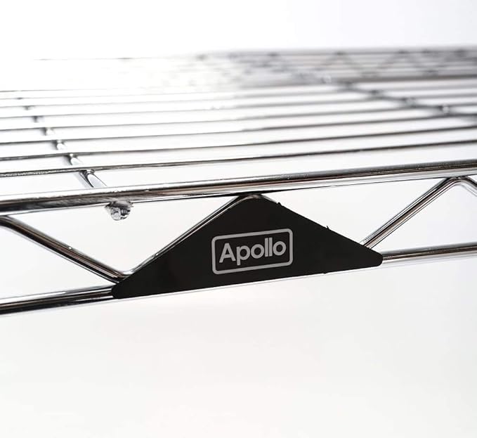 Chrome 5-Shelf Wire Shelving 24"x14"x60" (Chrome)