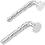 QWORK Universal Pallet Rack Safety Bolt - Heavy-Duty Drop Pins for Shelving Systems, 100 Pcs - Carbon Steel, 5/16" Diameter, 2-1/4" Length, J Bolt Design, M8x57mm