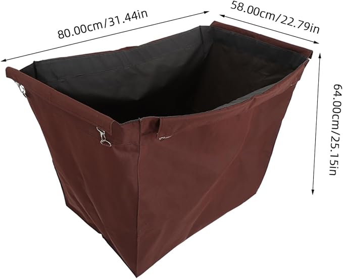 VOSAREA Multi-Purpose Laundry Cart Bag Waterproof Oxford Linen Storage Bag for Commercial Cleaning