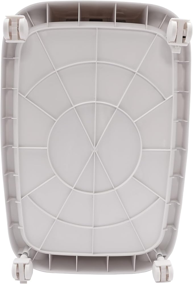 Laundry Basket Hampers,3-Layer Stackable Laundry Basket System Rolling Storage Cart, Vertical Laundry Sorter with Wheel for Kitchen Shelf,Fruit Stand,Clothes Basket (WHite)