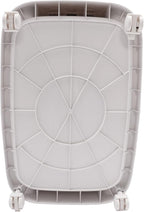 Laundry Basket Hampers,3-Layer Stackable Laundry Basket System Rolling Storage Cart, Vertical Laundry Sorter with Wheel for Kitchen Shelf,Fruit Stand,Clothes Basket (WHite)