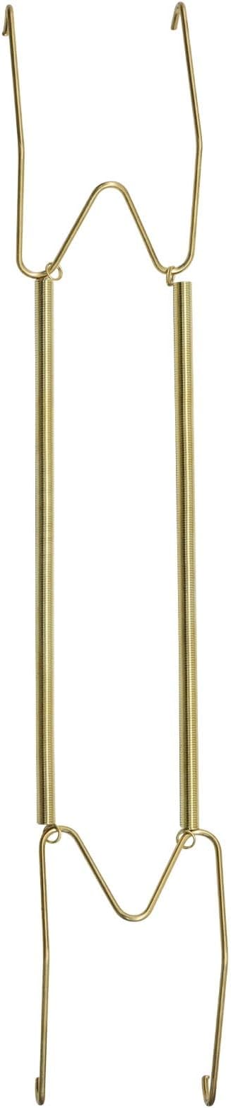 Plate Hangers for The Wall - Stainless Steel Invisible Heavy Duty Wire Plate Holder for 15-16 Inch Decorative Plates, Art Plates & Ceramic Plates with Wall Hooks