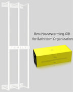 Towel Holders for Bathroom Wall Mounted, Bethom Towel Storage for Small Bathroom, Wall Towel Rack for Rolled Towels Bath Washcloths, White