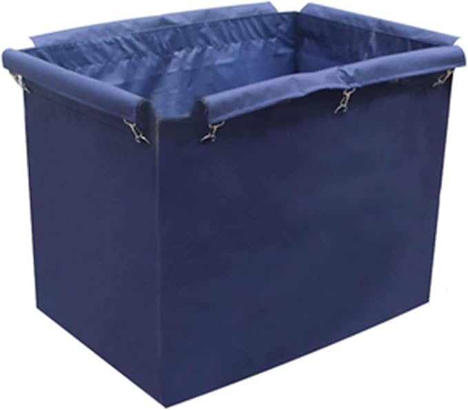 Large Rolling Laundry Cart for Commercial/Home, Replacement Laundry Cart Liner Bag, Removable Waterproof Liner Bag, Large Waterproof Thick Oxford Cloth Bags for Storage Cart(Blue)