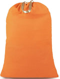 Heavy Duty Laundry Bag with Drawstring and Handle, Extra Large Travel Dirty Clothes Bag for Laundromat and Household, Durable Rip-Stop Laundry Hamper Liner, 28 x 40 Inch by SANFERGE, Orange