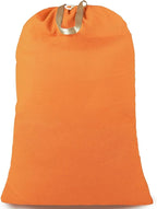 Heavy Duty Laundry Bag with Drawstring and Handle, Extra Large Travel Dirty Clothes Bag for Laundromat and Household, Durable Rip-Stop Laundry Hamper Liner, 28 x 40 Inch by SANFERGE, Orange