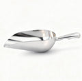 12 OZ Cast Aluminum Utility Scoop, One-Piece Solid Ice Scoop for Ice Bucket, Bar, Kitchen, Multipurpose Food Scooper for Flour, Sugar, Popcorn, Dog Food (Silver) (12OZ)