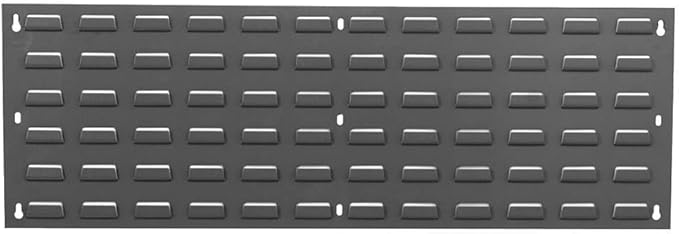 Quantum Storage Systems QLP-3612 Louvered Panel, Gray, 36" x 1/4" x 12"