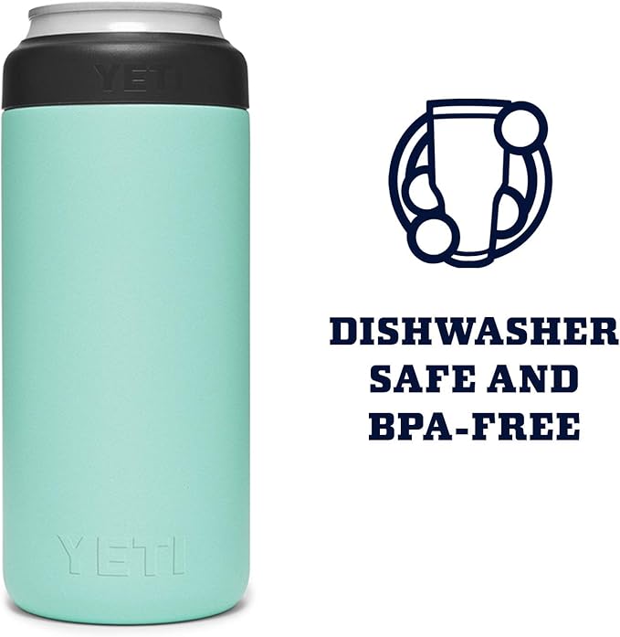 YETI Rambler 12 oz. Colster Slim Can Insulator for the Slim Hard Seltzer Cans, Seafoam (NO CAN INSERT)