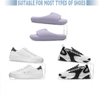 CiBiZi Shoe Slots Organizer 10Pack Metal Shoe Stackers for a Pair of Shoes Display Shelf Shoe Holder Storage Closet Organizers Space Saver Organizador de Zapatos White