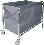 Replacement Liner Bag For Laundry Cart - Removable Liner Bag For Rolling Laundry Basket, Oxford Cloth Storage Bags, Trolley Cloth Bag, Hotel Room Work Trolley Replacement Bag(Gray,77x43x60cm/30x17x24i
