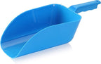 New Star Foodservice 34462 Polycarbonate Plastic Utility Ice Scoop. Blue, 64-Ounce