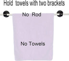 YYST Magnetic Towel Holder Towel Rack Towel Hook Hanger for Door, Refrigerator, Kitchen Stove, Oven, Dishwasher, Laundry Washing Machine- Kitten Proof (2, Black)