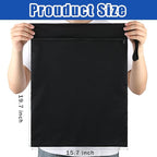 Shappy 2 Pcs Large Travel Laundry Bag Washable Waterproof Wet Dry Large Dirty Clothes Bag Bathing Workout(Solid Black Navy)