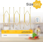 4 Inch Plate Hangers 12 Pack Plate Hangers for The Wall Suitable for 4-5 Inch Plate Wall Hangers for Display Invisible Decorative Plate Hooks for Hanging