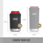 THERMOS ICON SERIES, Beverage Can Insulator - 12 Ounce, Granite - Vacuum Insulated Stainless Steel