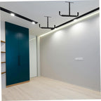 Garage Ceiling Storage Rack T-shaped Ceiling Hanging Rack Double Sided Hooks for Fishing Rods Bicycles Tools