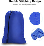 OTraki 28x45 inch Extra Large Laundry Bag 2 Pack Drawstring Laundry Hamper Bag Heavy Duty Dirty Clothes Bag Washable Organizer Storage for Camp Drying Do Not Exceed 176℉ Blue