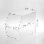 Clear Laundry Room Organizer for Pods and Dryer Sheets, Acrylic Storage Box for Fabric Sheets Dryer Balls Clothes Pins, Acrylic Candy Dry Food Snacks Dispenser Containers