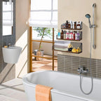 Schliersee Floating Shelves Wall Mounted Mesh Storage Shelf Set for Bathroom, Bedroom, Kitchen, Living Room, Office, 3 Packs